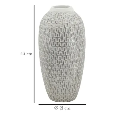 Wazon z żywicy WAVE Ø 21X43 cm